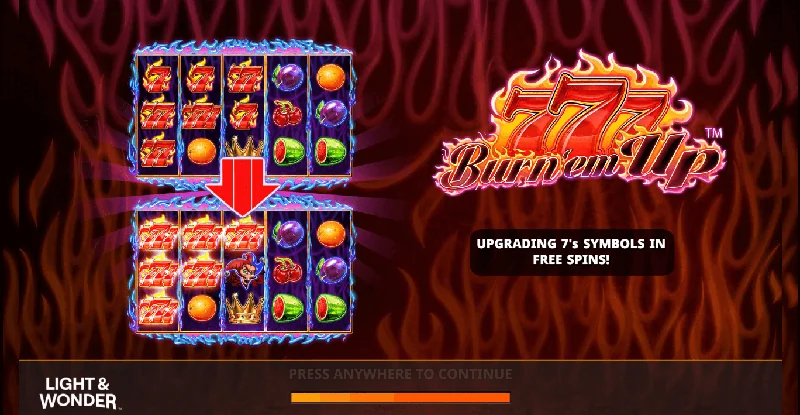 Captură de ecran 777 Burn 'Em Up