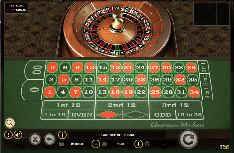 Captură de ecran American Roulette