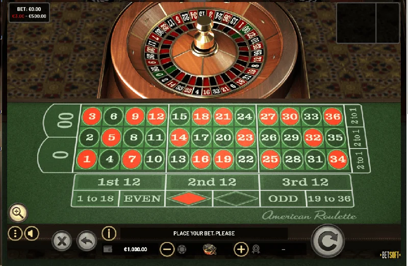 Captură de ecran American Roulette