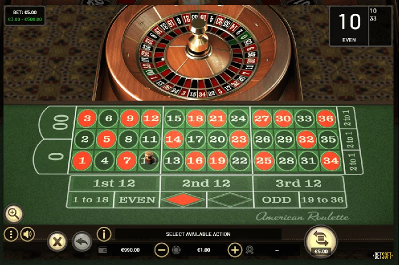 Captură de ecran American Roulette
