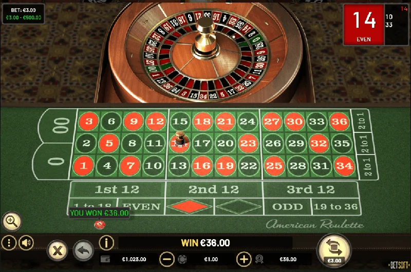 Captură de ecran American Roulette