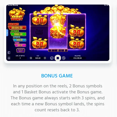 Captură de ecran Basket Bounty