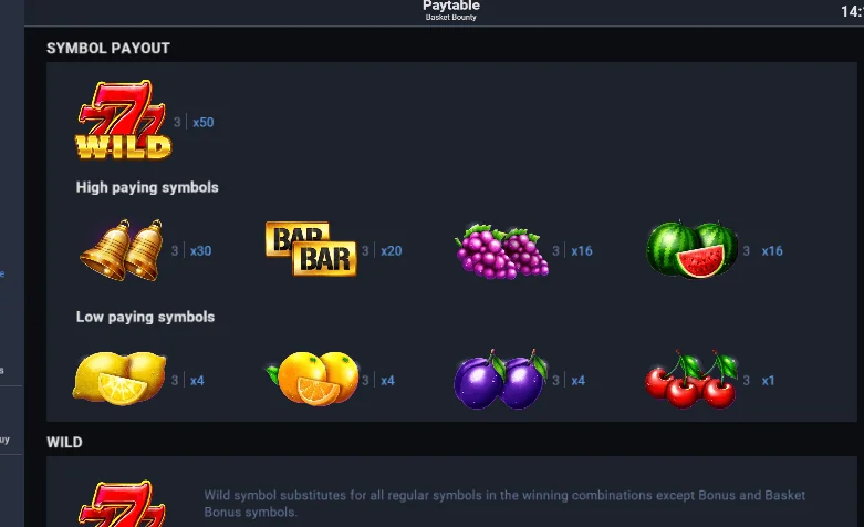 Captură de ecran Basket Bounty