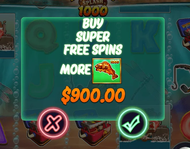 Captură de ecran Big Bass Splash 1000