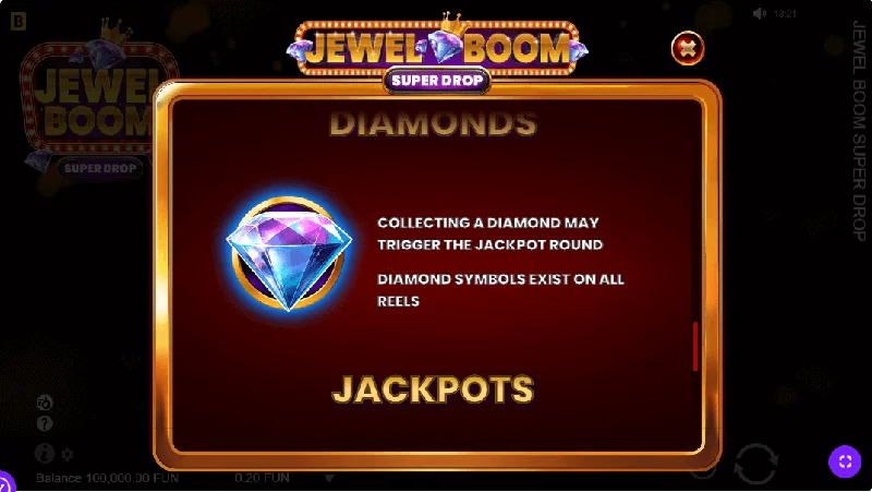 Captură de ecran Jewel Boom Super Drop