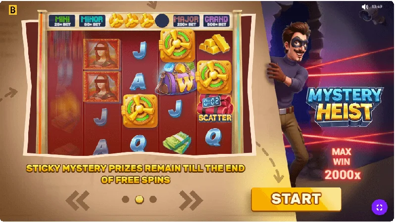 Captură de ecran Mystery Heist