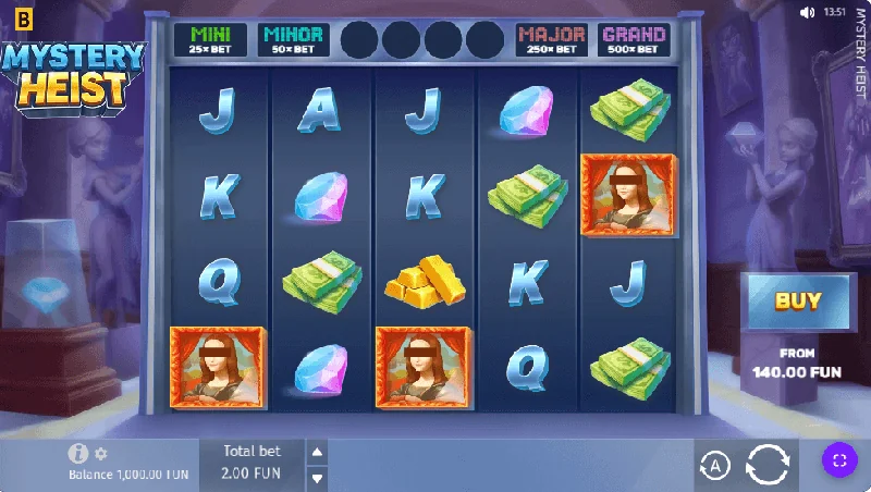 Captură de ecran Mystery Heist