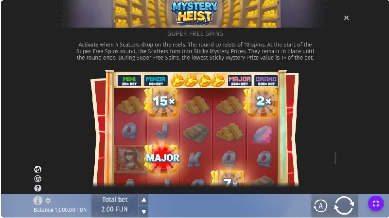 Captură de ecran Mystery Heist