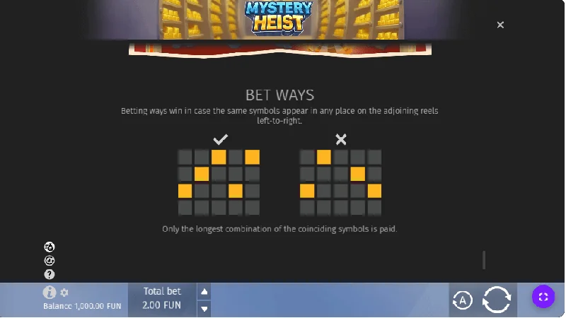 Captură de ecran Mystery Heist