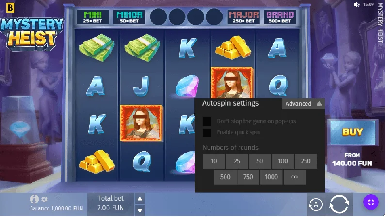 Captură de ecran Mystery Heist