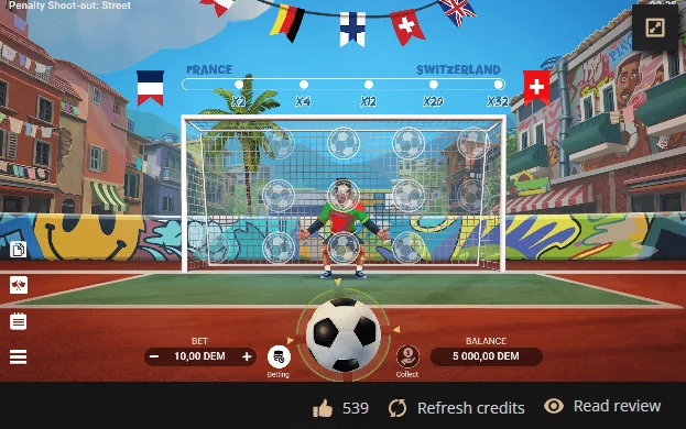 Captură de ecran Penalty Shoot-Out
