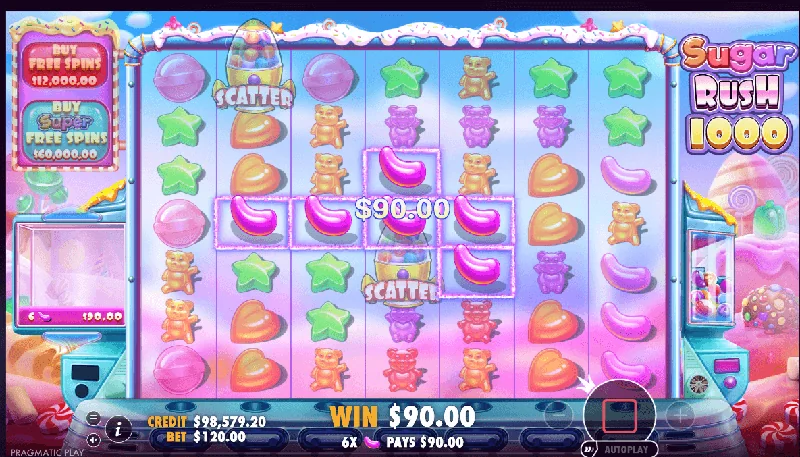 Captură de ecran Sugar Rush 1000