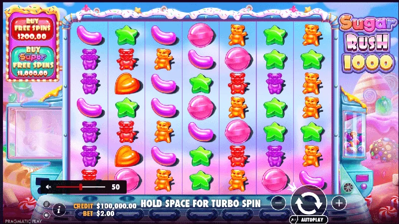 Captură de ecran Sugar Rush 1000