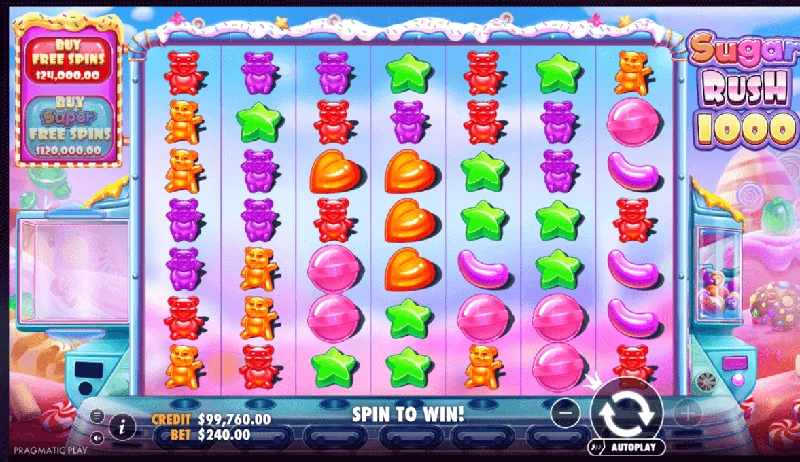 Captură de ecran Sugar Rush 1000