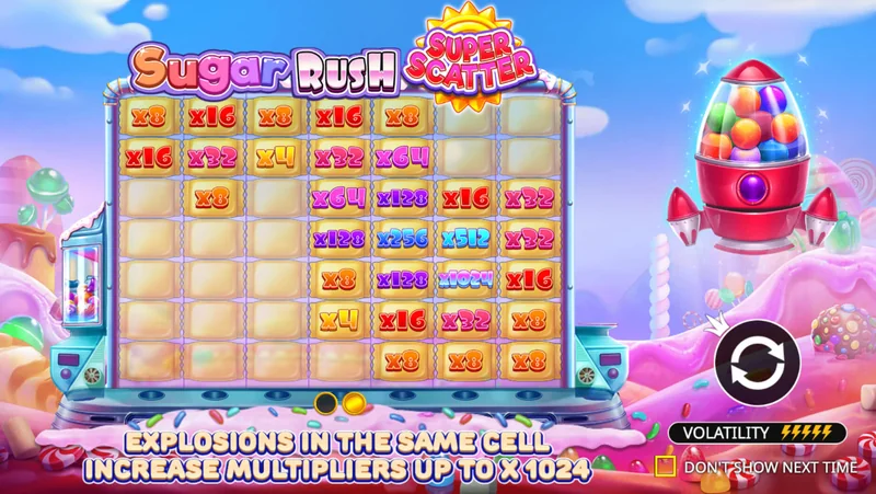 Captură de ecran Sugar Rush Super Scatter