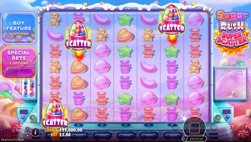 Captură de ecran Sugar Rush Super Scatter