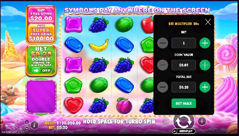 Captură de ecran Sweet Bonanza 1000