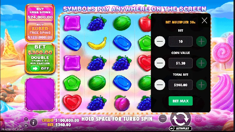 Captură de ecran Sweet Bonanza 1000