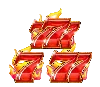 Simbolul Mixed 7's din 777 Burn 'Em Up