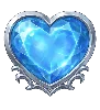 Simbolul Inimă Albastră Divine Queen Heart of Ice