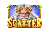 Simbolul Scatter Zeus din Gates of Olympus