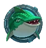 Simbolul Rechinului Verde Razor Shark