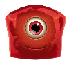 Simbolul Roșu cu Un Ochi din Reactoonz 100