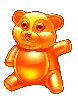 Simbolul Ursuletului Gummy Portocaliu Sugar Rush 1000
