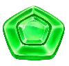 Simbol Bomboană Pentagon Verde Sweet Rush Bonanza
