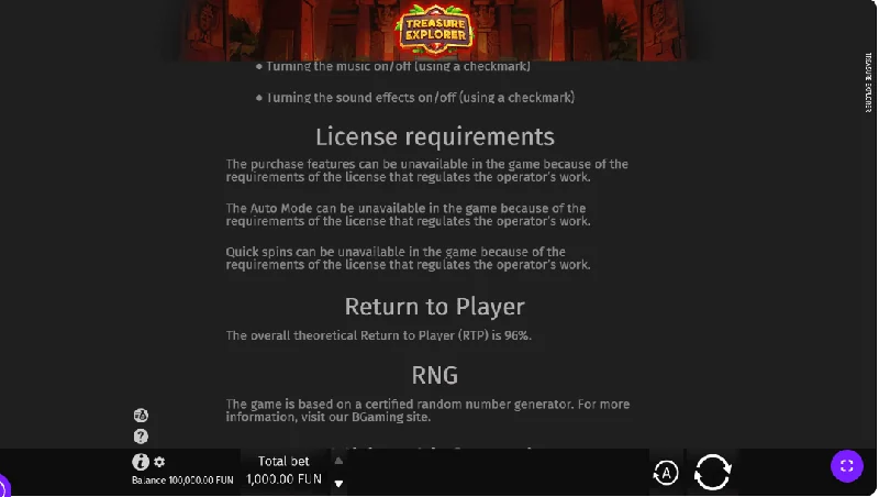 Captură de ecran Treasure Explorer