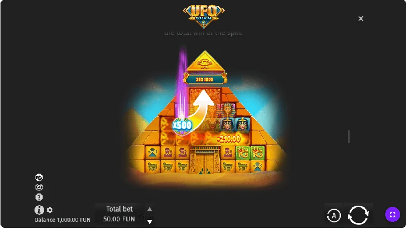 Captură de ecran UFO Pyramids
